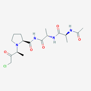 N-Acetylalanyl-alanyl-prolyl-alanine chloromethyl ketone