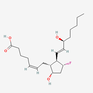 molecular formula C20H33FO4 B1233721 11-Fluoro-11-dehydroxyprostaglandin F2alpha CAS No. 67719-38-4