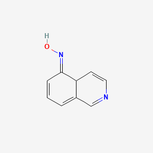 molecular formula C9H8N2O B12337210 Isoquinolin-5(4aH)-oneoxime 