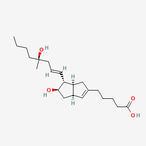 5-(-7-Hydroxy-6-(4-hydroxy-4-methyl-1-octenyl)bicyclo(3.3.0)oct-2-en-3-yl)pentanoic acid