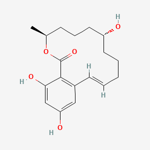 molecular formula C18H24O5 B1233749 alpha-Zearalenol CAS No. 36455-71-7
