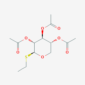 molecular formula C13H20O7S B12337496 Ethyl 2,3,4-tri-o-acetyl-1-thio-beta-d-xylopyranoside CAS No. 2771-53-1