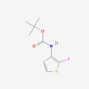 B123375 Tert-butyl 2-iodothiophen-3-ylcarbamate CAS No. 149704-10-9