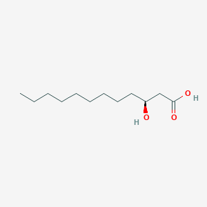 molecular formula C12H24O3 B1233751 (S)-3-hydroxylauric acid 