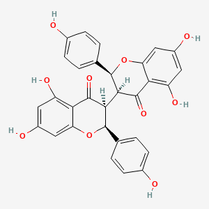 molecular formula C30H22O10 B1233754 Neochamaejasmine A 
