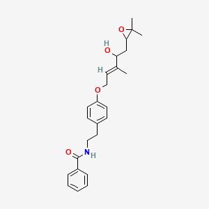 molecular formula C25H31NO4 B1233757 塞韦林 CAS No. 139165-01-8