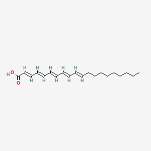 molecular formula C20H30O2 B12337589 (2E,4E,6E,8E,10E)-icosa-2,4,6,8,10-pentaenoic acid CAS No. 32839-30-8