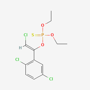 molecular formula C12H14Cl3O3PS B1233760 Akton 