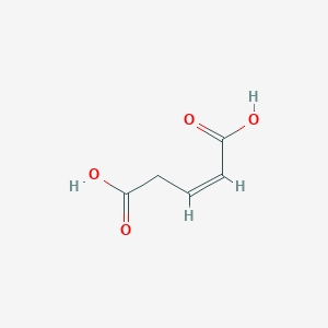 molecular formula C5H6O4 B1233761 Glutaconic acid CAS No. 505-36-2