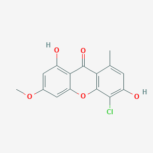 molecular formula C15H11ClO5 B1233762 Vinetorin CAS No. 23460-01-7