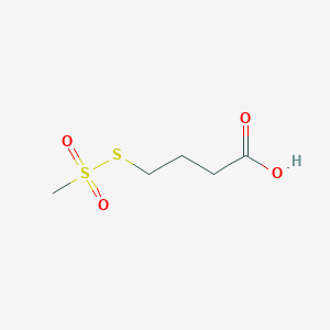 molecular formula C5H10O4S2 B12337679 4-Methylsulfonylsulfanylbutanoic acid 