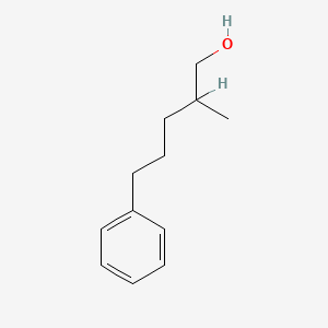 molecular formula C12H18O B1233771 2-甲基-5-苯基戊醇 CAS No. 25634-93-9