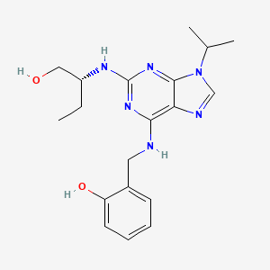 molecular formula C19H26N6O2 B1233773 Olomoucine II 