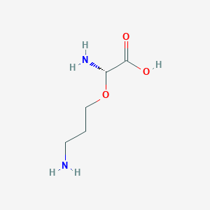 molecular formula C5H12N2O3 B12337773 L-Serine,O-(2-aminoethyl)- 