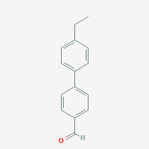 molecular formula C15H14O B012338 4-(4-Ethylphenyl)benzaldehyde CAS No. 101002-44-2