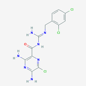 3,5-diamino-N-[amino-[(2,4-dichlorophenyl)methylimino]methyl]-6-chloro-2-pyrazinecarboxamide