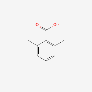 molecular formula C9H9O2- B1233830 2,6-Dimethylbenzoate 