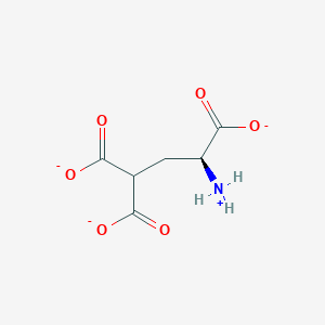 molecular formula C6H7NO6-2 B1233832 (3S)-3-ammonio-1,1,3-propanetricarboxylate 