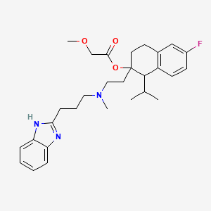 molecular formula C29H38FN3O3 B1233840 Mibefradil 
