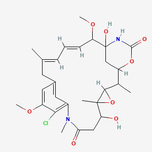 molecular formula C28H37ClN2O8 B1233879 Maytansinol 