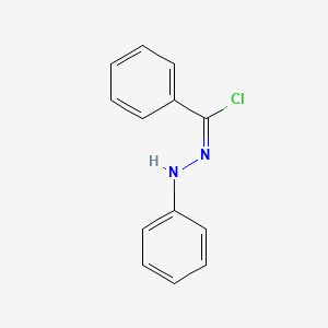 molecular formula C13H11ClN2 B1233883 N'-Phenylbenzohydrazonoyl chloride 