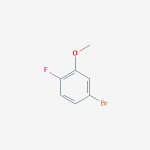 molecular formula C7H6BrFO B123389 4-Bromo-1-fluoro-2-methoxybenzene CAS No. 103291-07-2