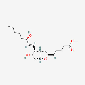 molecular formula C21H34O5 B1233898 Prostaglandins I2 methyl ester 