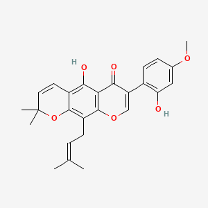molecular formula C26H26O6 B1233957 Auriculin CAS No. 30431-68-6