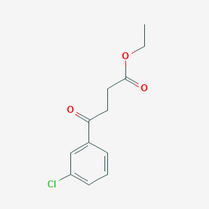 molecular formula C12H13ClO3 B123400 Ethyl 4-(3-chlorophenyl)-4-oxobutyrate CAS No. 147374-00-3