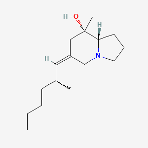 molecular formula C16H29NO B1234000 Pumiliotoxin 251D CAS No. 73376-35-9