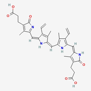 molecular formula C33H34N4O6 B1234010 Biliverdin xiiig CAS No. 70707-71-0