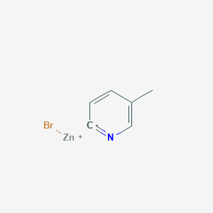 molecular formula C6H6BrNZn B12340131 bromozinc(1+);5-methyl-2H-pyridin-2-ide 