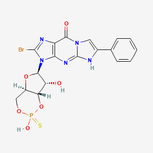 molecular formula C18H15BrN5O6PS B1234028 Rp-8-Br-Pet-cgmp(S) CAS No. 172806-21-2