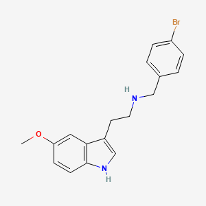 molecular formula C18H19BrN2O B1234037 5-MeO-NBpBrT 