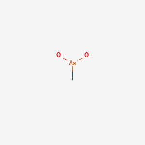 molecular formula CH3AsO2-2 B1234056 Methyl(dioxido)arsane 