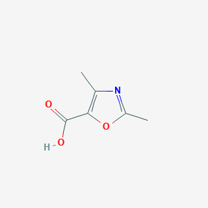 molecular formula C6H7NO3 B123406 2,4-Dimethyl-1,3-oxazole-5-carboxylic acid CAS No. 2510-37-4