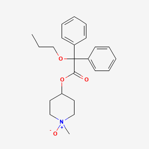 molecular formula C23H29NO4 B1234086 Propiverine N-oxide CAS No. 111071-96-6