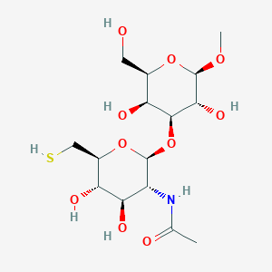 Methyl 3-O-(2-acetamido-2-deoxy-6-thioglucopyranosyl)galactopyranoside