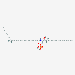 molecular formula C42H82NO6P B1234128 [(E,2S,3R)-3-hydroxy-2-[[(Z)-tetracos-15-enoyl]amino]octadec-4-enyl] dihydrogen phosphate 