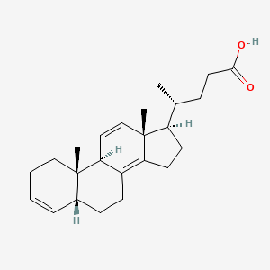 5beta-Chola-3,8(14),11-trien-24-oic Acid