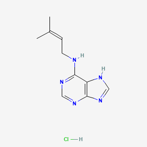 molecular formula C10H14ClN5 B12341322 N-(3-methylbut-2-enyl)-7H-purin-6-amine;hydrochloride 