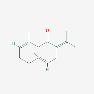 molecular formula C15H22O B1234138 cis,trans-Germacrone 