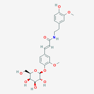 molecular formula C25H31NO10 B1234140 Cimicifugamide 