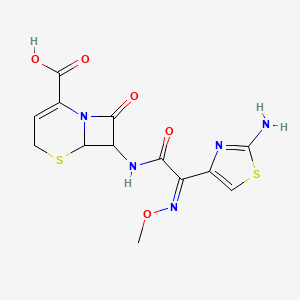 molecular formula C13H13N5O5S2 B1234146 ceftizoxime 