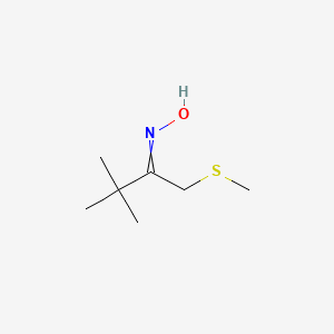 molecular formula C7H15NOS B1234147 3,3-Dimethyl-1-(methylthio)butan-2-one oxime CAS No. 39195-82-9