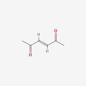 molecular formula C6H8O2 B1234148 (E)-hex-3-ene-2,5-dione CAS No. 820-69-9
