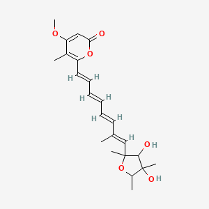 molecular formula C23H30O6 B1234152 Citreoviridine 
