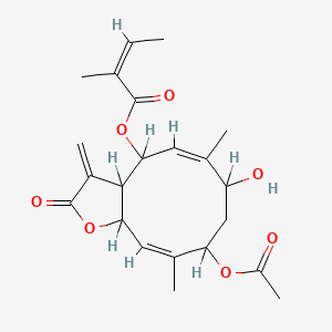 molecular formula C22H28O7 B1234154 Eupacunin CAS No. 33854-15-8