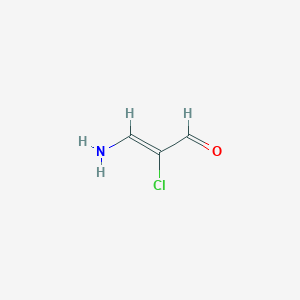 molecular formula C3H4ClNO B12341629 3-Amino-2-chloroacrolein 
