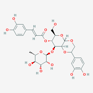molecular formula C29H34O15 B1234163 Crenatoside CAS No. 61276-16-2